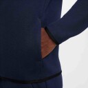 Nike Tech Fleece Full Zip Windrunner Hoodie Herre Obsidian/Black S