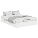  Ottoman sengeramme Hvit 193 x 135 x 25 cm Konstruert tre