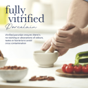 Milton Brook - Morter og pistill 21 cm hvit