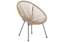 Utelenestol Cayaco   Natur/Beige/Sort