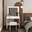 Stor moderne sminkebord speil belysning Hvit