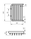 Tapwell TA126 Såpehylle Krom