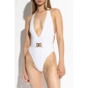 Dolce & Gabbana Dame Svømmetøy Hvit XL,