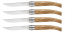Opinel  Chic stekekniver 4 stk olivengrønn