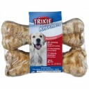 Trixie 10cm Tyggebein av Oksestrupe - 2pk for Hund
