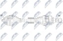 NTY NPW BM 256 Drivaksel