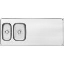 Contura Steel Classic kjøkkenbord rustfritt stål 1420x610x160 mm