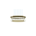 Graph Tech Ghost Pn-8593-N0 - Loaded Resomax Nw1, Wraparound - Nickel