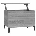vidaXL Salongbord grå sonoma 60x44,5x45 cm konstruert tre