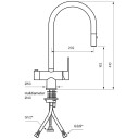 Tapwell Rin885 Uttrekk+Avstengning Krom (TA-4230376)