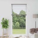  Vindu Persienne med gardiner Manual sølv Aluminium