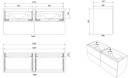 Vikingbad MIE 140DBL Servantskap trend oliven