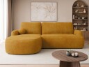 Branrel 3 seters sofa med divan   gul