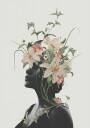 Lily flower Poster Plakat / 40x50cm