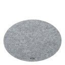 ZicZac  Nuno bordbrikke oval 45 cm lys grå