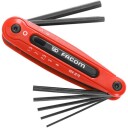 Facom 86H.JE7A Unbraconøkkelsett 7 stk, i holder 2,5 mm – -10 mm, Håndverktøy