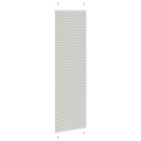  plisségardin lys grå 65x200 cm Stoff Bredde 64,4 Polyester