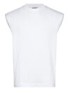 Weekday Loose Fit Square Cotton Tank Top   White   M