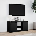  TV-benk med LED svart 100x34x50 cm konstruert tre 852188