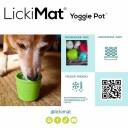 Lickimat Yoggie Pot Green (645.5460)