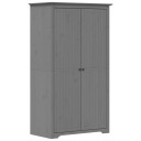 vidaXL Garderobe BODO grå 101x52x176,5 cm heltre furu