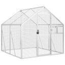 Vidaxl Fuglehus Sølv 1.79X2X1.85 M Aluminium