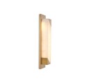 Scilla vegglampe antikk messing