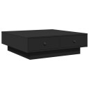  Salongbord svart 90x90x28 cm sponplate 848088