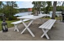 Sittebenk Scottsdale 180 cm Hvit