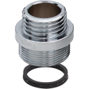 10 stk M24 x 1a x 3/4a" Gjenget nippel for adapter i metall med gjenger