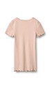 Wheat Rib T Shirt S/S Katie Powder (122 cm)