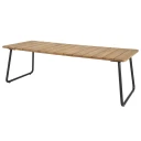 Brafab Nolli spisebord 90 x 225 cm svart/teak Brafab