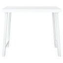 vidaXL Campingbord hvit 79x56x64 cm PP tre-utseende