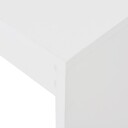 vidaXL Barbord med hylle hvit 110x50x103 cm