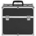 Sminkeveske 38x23x34 cm svart aluminium 91833
