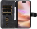 Trolsk Lommebokdeksel med Glidelås og Stativfunksjon (iPhone 16 Plus) Brun