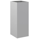 vidaXL Plantekasse sølv 32x29x75 cm galvanisert stål