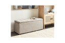 Fotpall Orem Beige/svart - Beige/svart