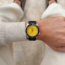 Seiko 5 Sports Herreklokke SRPL87K1 Gul/Gummi Ø42.5 mm
