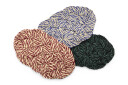 HAY Coco dørmatte 40x80 cm Swirl blue off white