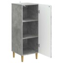  Serviesskap Betonggrå 33 x 34,5 x 90 cm Konstruert tre