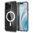 Spigen Crystal Hybrid MagSafe-deksel til iPhone 15 Pro Max (TPU) Hvit