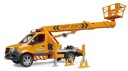 Bruder MB Sprinter with working platform LS module