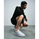 Mallet London Herre Sko Hvit 44 EU,