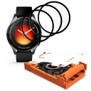 Tech-Protect Easy Set Flex+ 3-Pack Hybrid Glass for Xiaomi Watch 5 Black