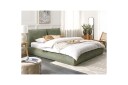 Dubbelsäng Beliani Vinay med lamellram Beige, 160x200 cm Green 180x200 -