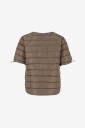 Coster Copenhagen   Pufferjakke Asta Quilted Short Sleeved Jacket   Grå