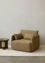 Audo Copenhagen Offset Lenestol Bouclé Gold