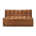 Ethnicraft N701 2 seters sofa Leather