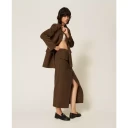 Twinset Dame Skjørt Brun M,